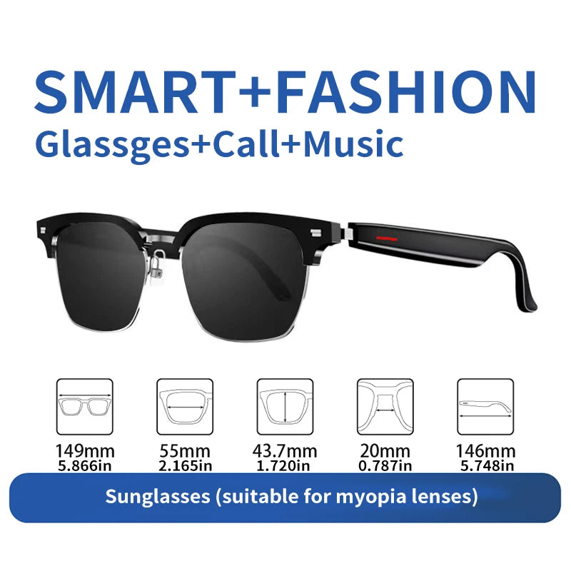 New smart wireless bluetooth glasses to listen to music to answer the phone men and women fashion sunglasses sunglasses glasses