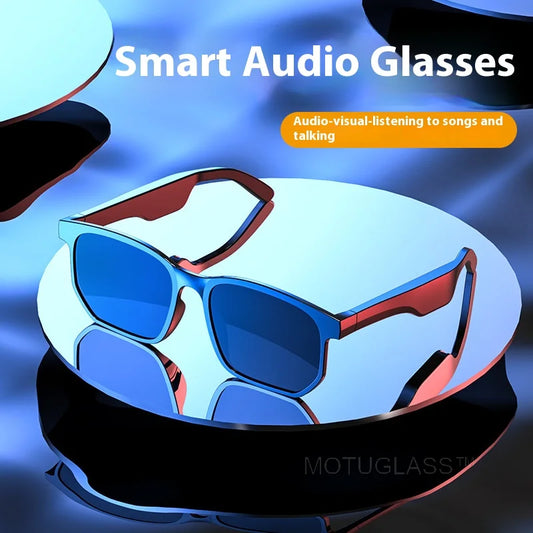 Smart Bluetooth Glasses Touch Control Wireless Audio Bluetooth 5.0 Glasses Music Listening Handsfree Call Durable for Daily Use